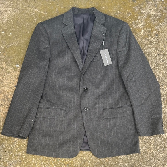 Michael Kors Charcoal Pinstripe Blazer